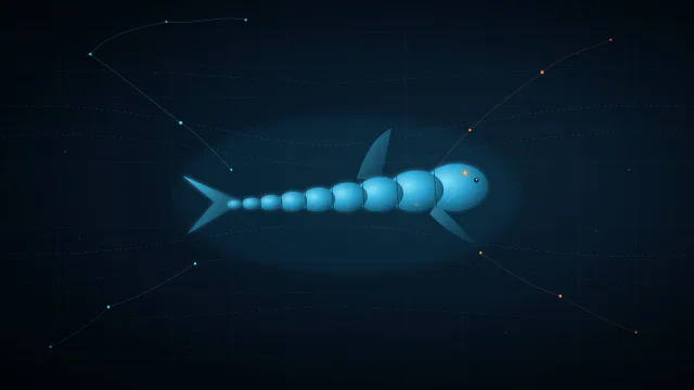 Cover art for Can an AI evolve an Eel into a Fish?
